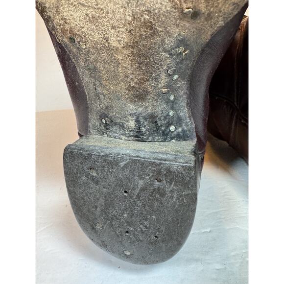 Size 12 D Tony Lama 2022 Brown Cowboy Boots Leather - Picture 12 of 14